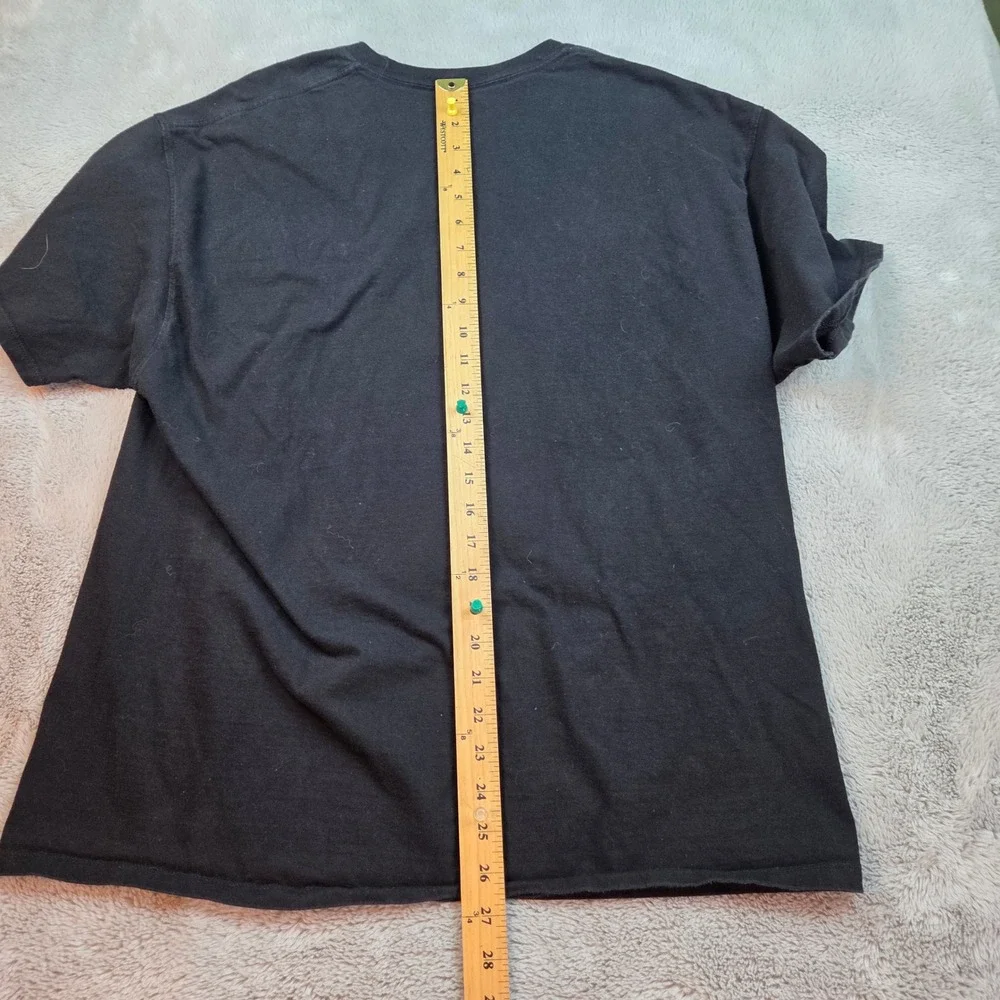 Champion T-Shirt Mens XL Black Short Sleeve Script‎ Logo Athletic Tee - Picture 4 of 7